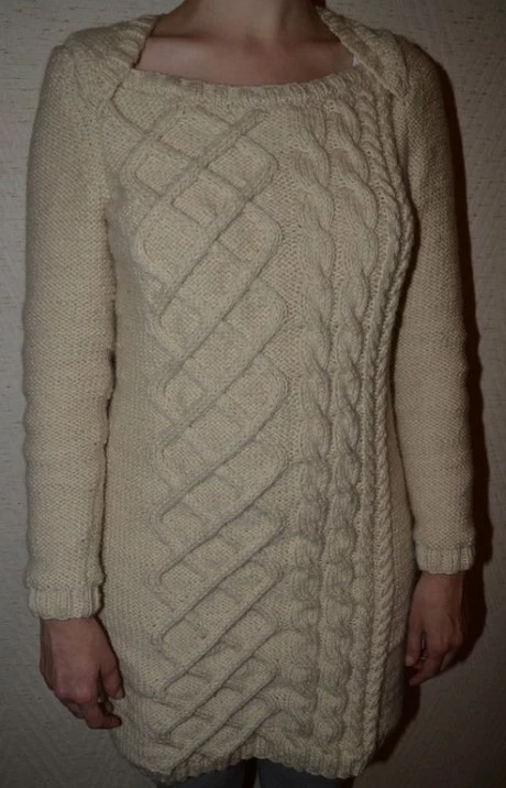tricoter-une-robe-en-laine-femme-33_20-13 Stricken Sie ein frauenwollkleid