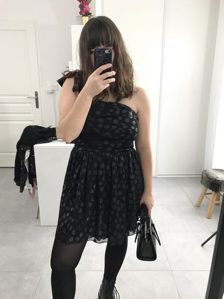 Schwarzes Kleid h & m