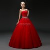 Rote Prinzessin Kleid