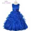 Kleid ceremonie Mädchen blau