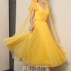 Kleid Klasse gelb